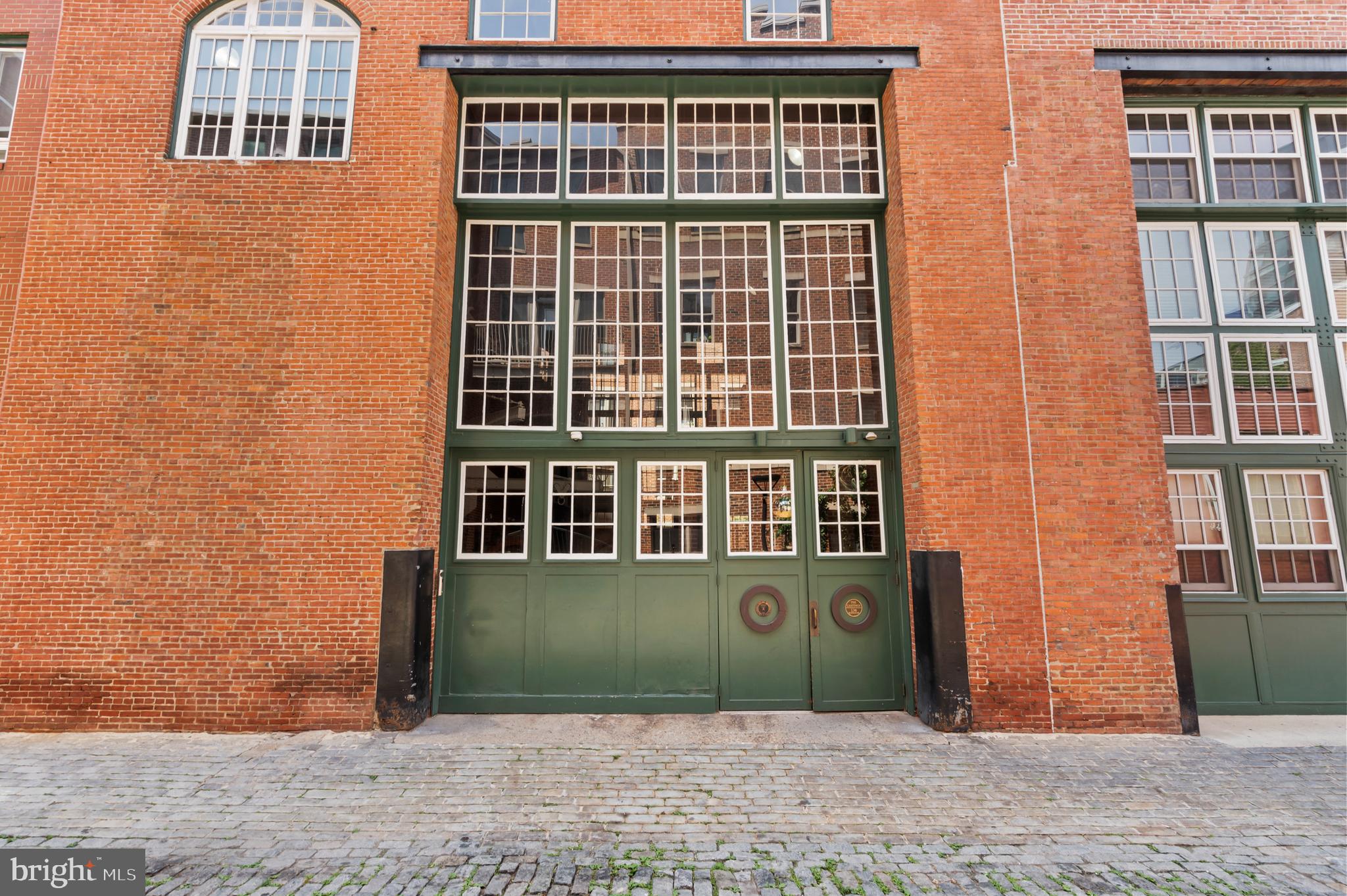 a front view of a building