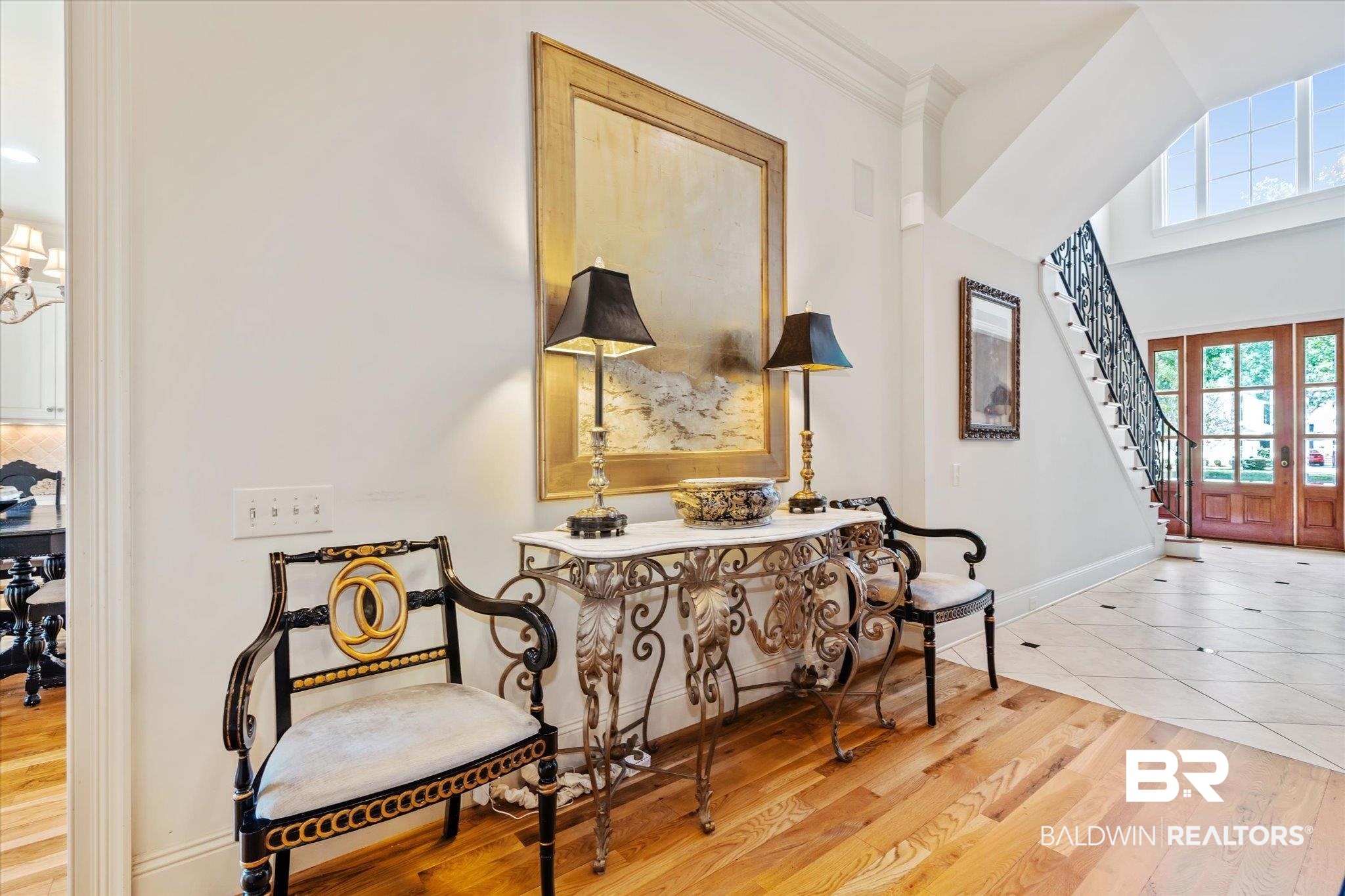 3963 Wimbledon Park Mobile, AL 36608 - Photo 30 of 51 Sitting room featuring tile patterned floors and french doors