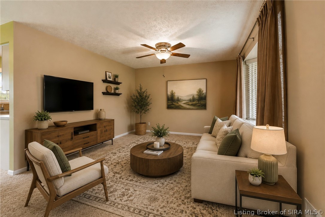 405 Hemlock Road Jeffersonville, IN 47130 - Photo 17 of 48 Living Room - Virtually Staged