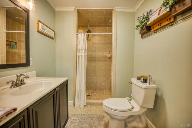 a view of yard and swimming pool