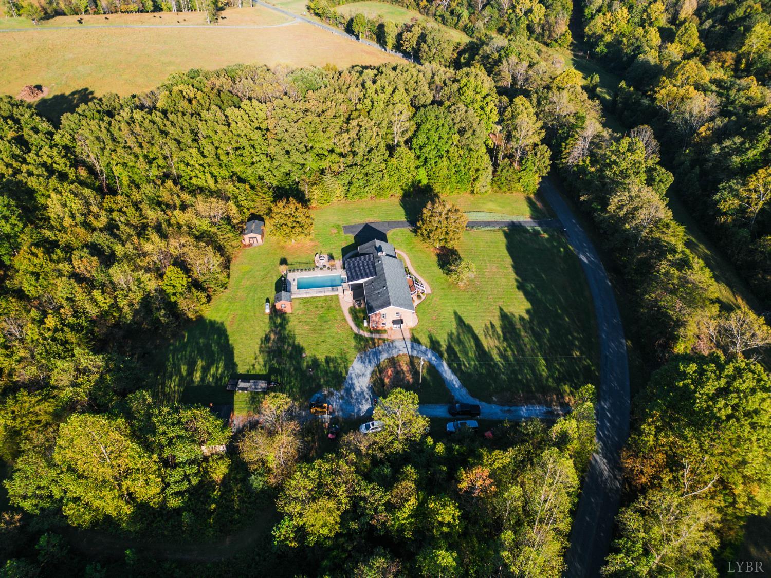 2287 Johnson Creek Road Evington, VA 24550 - Photo 57 of 70 a view of yard and swimming pool