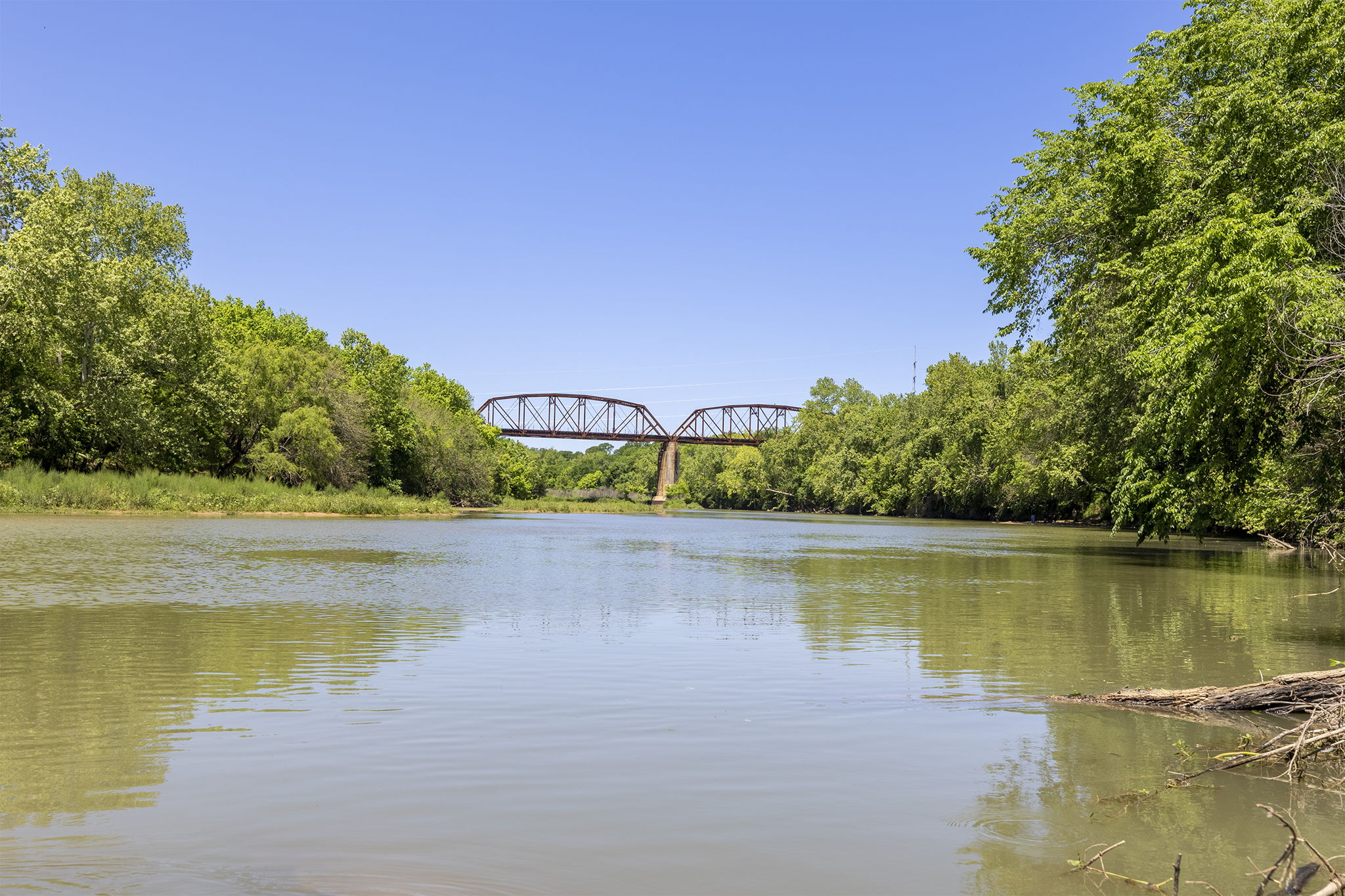 Tbd Hula Lane Bastrop, TX 78602 - Photo 13 of 22 Water view with a notable bridge