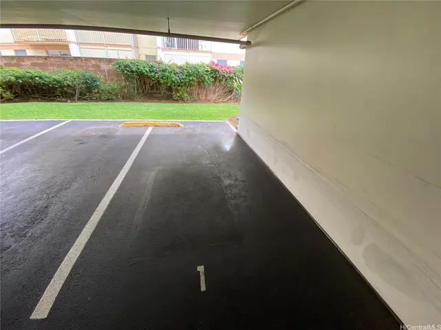 a view of balcony with furniture