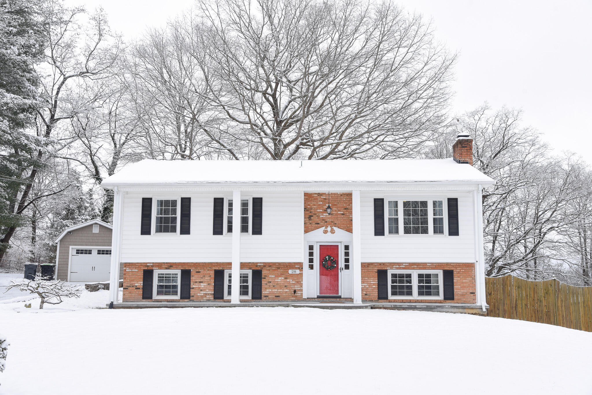 28 Spruce Circle Blue Ridge, VA 24064 - Photo 36 of 36 a front view of residential houses with yard and trees