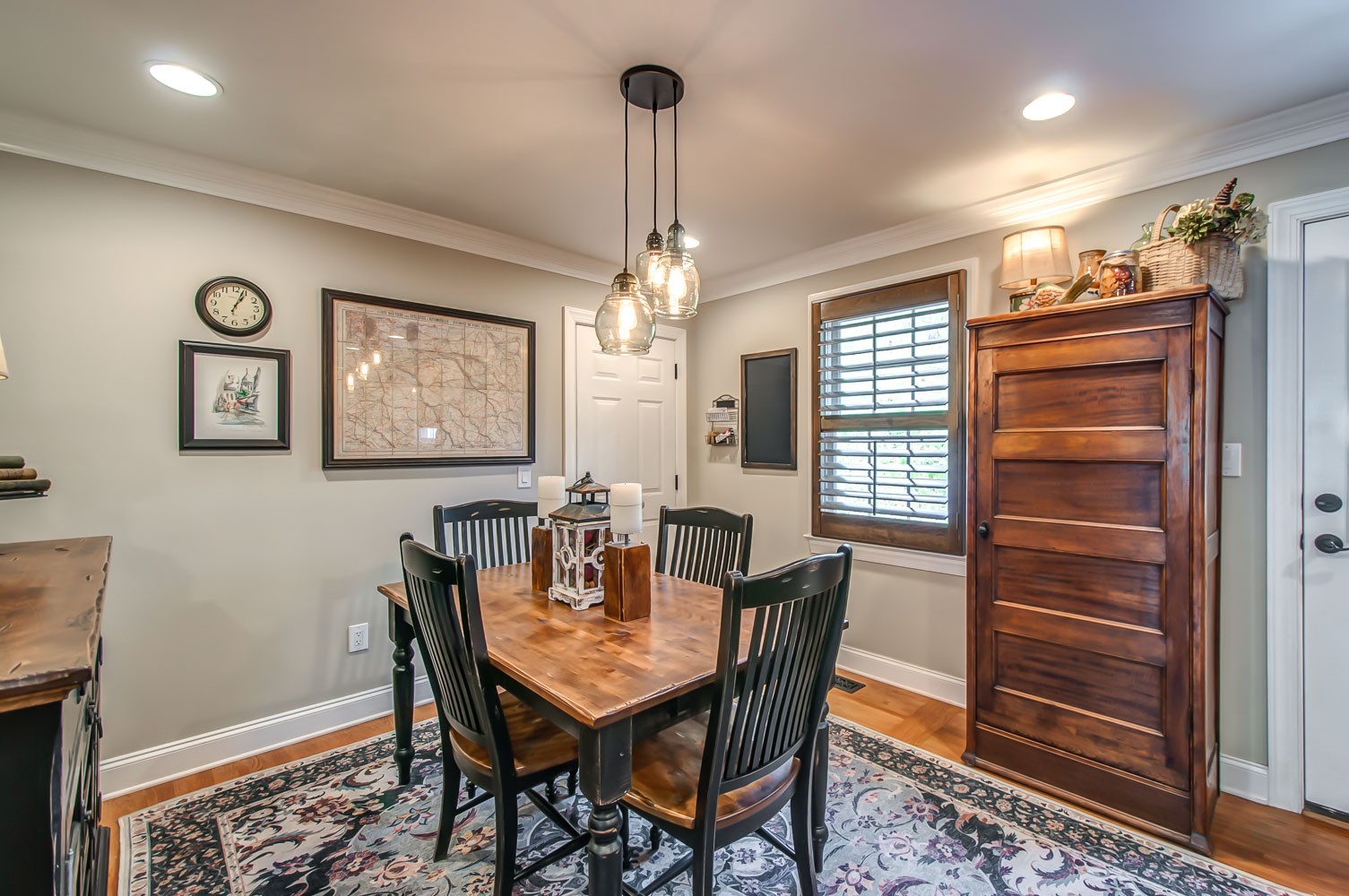 5934 Garrison Road Franklin, TN 37064 - Photo 24 of 39 a view of a dining room with furniture window and wooden floor