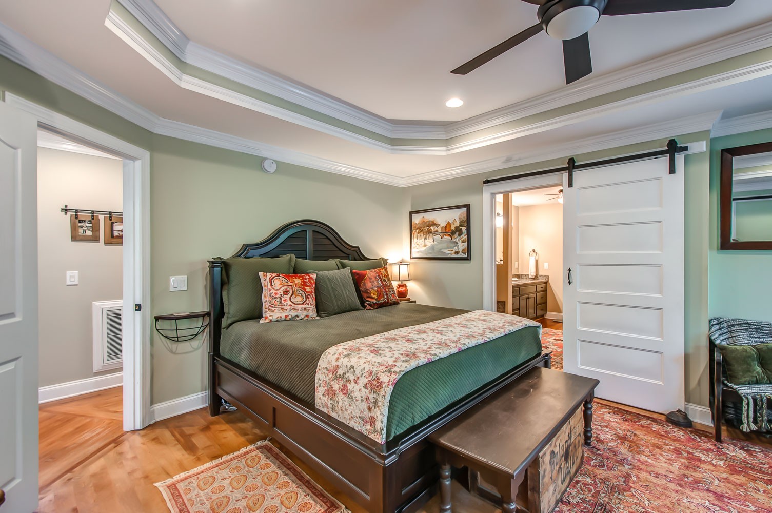 5934 Garrison Road Franklin, TN 37064 - Photo 26 of 39 a bedroom with a bed and a mirror