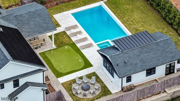 a view of an outdoor sitting space