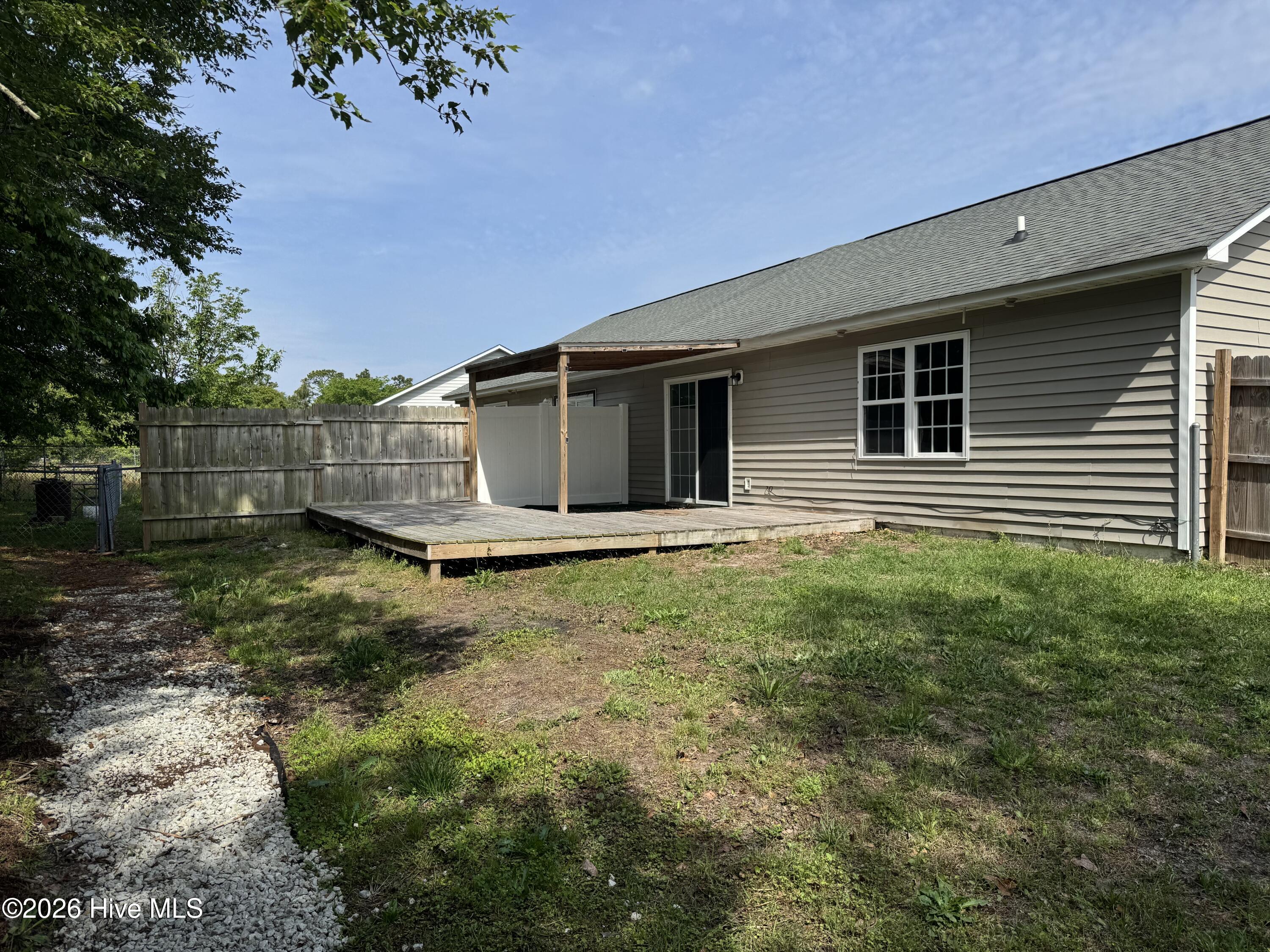 114 Charlton Road Hubert, NC 28539 - Photo 16 of 17 Backyard
