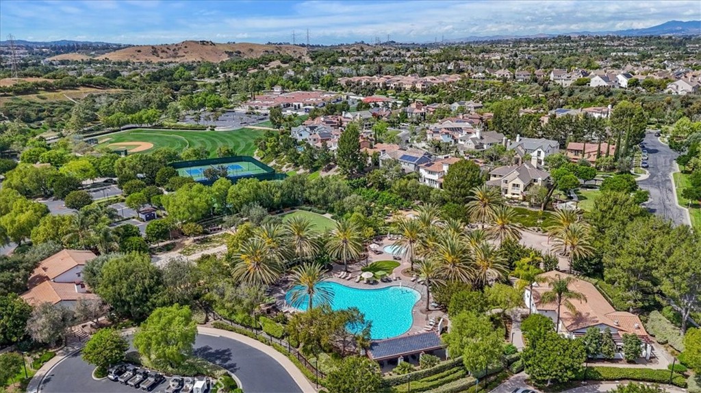 9 Waltham Road Ladera Ranch, CA 92694 - Photo 57 of 68 an aerial view of a city and mountain view in back