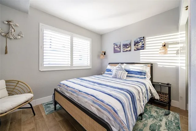 a bathroom with a white bathtub