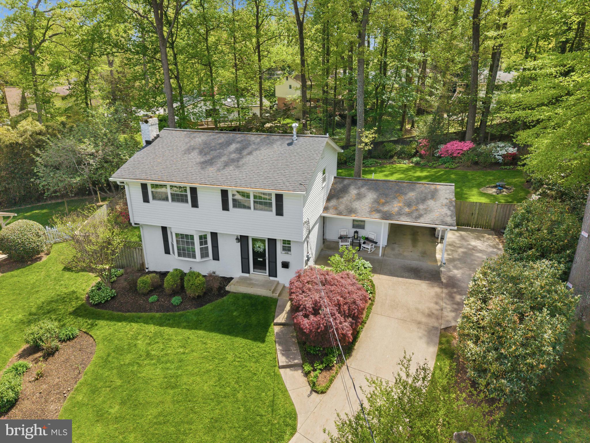 8927 Cromwell Drive Springfield, VA 22151 - Photo 3 of 20 a aerial view of a house