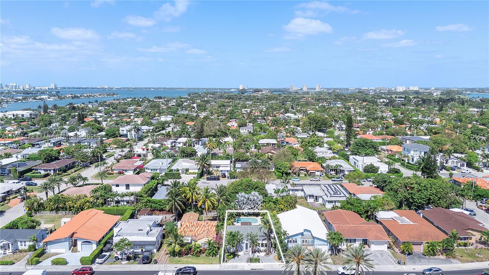 8934 Harding Avenue Surfside, FL 33154 - Photo 50 of 52 an aerial view of residential houses with city view