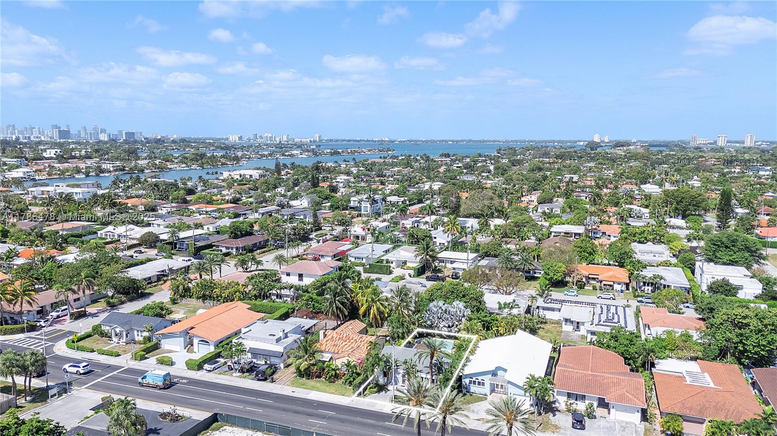 8934 Harding Avenue Surfside, FL 33154 - Photo 52 of 52 an aerial view of a city with lots of residential buildings