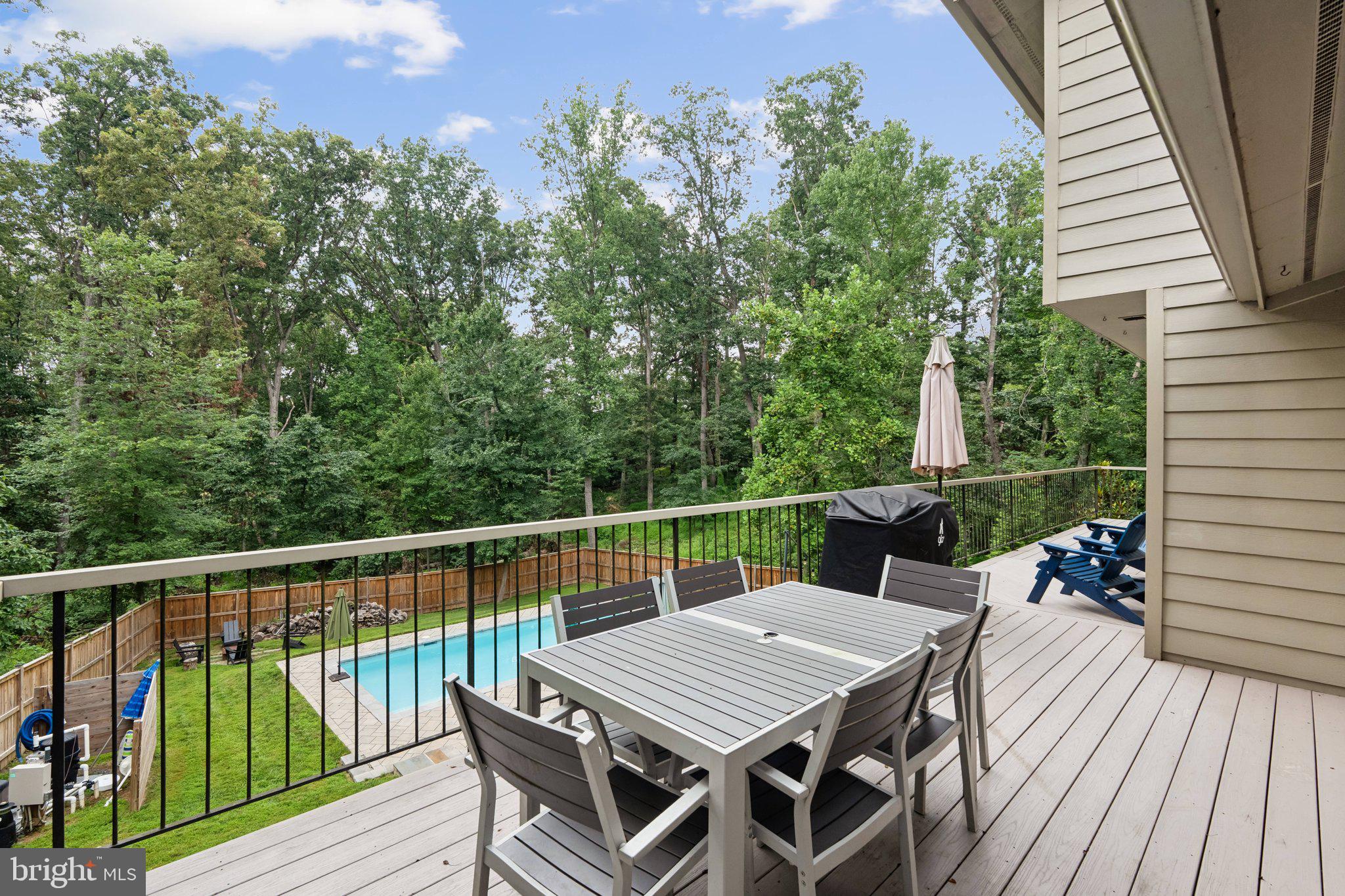 1416 Wolftrap Run Road Vienna, VA 22182 - Photo 25 of 29 Upper Deck with Family Room Access