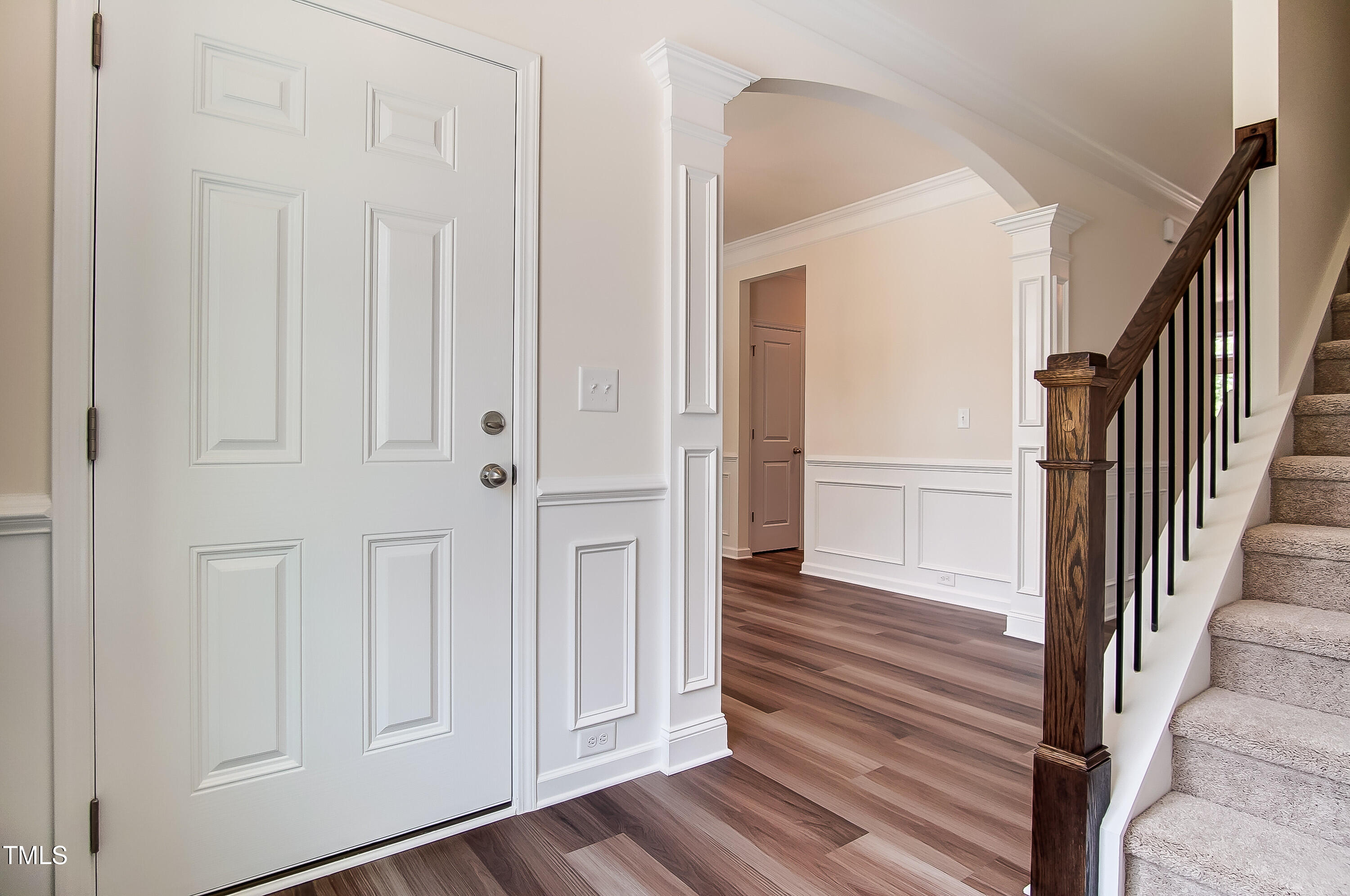 0 Sawmill Road Hillsborough, NC 27278 - Photo 4 of 49 a view of a hallway with wooden floor and entryway