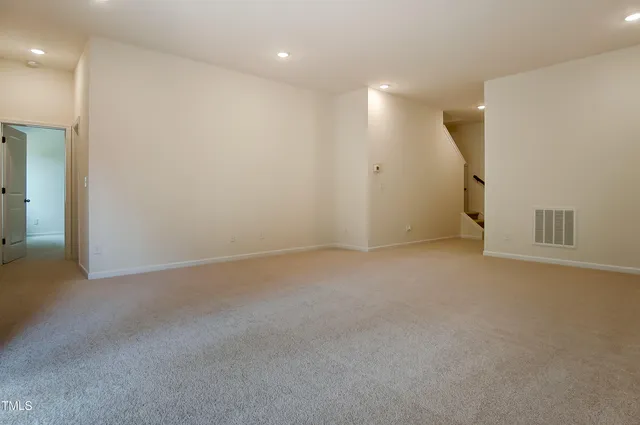 a view of empty room