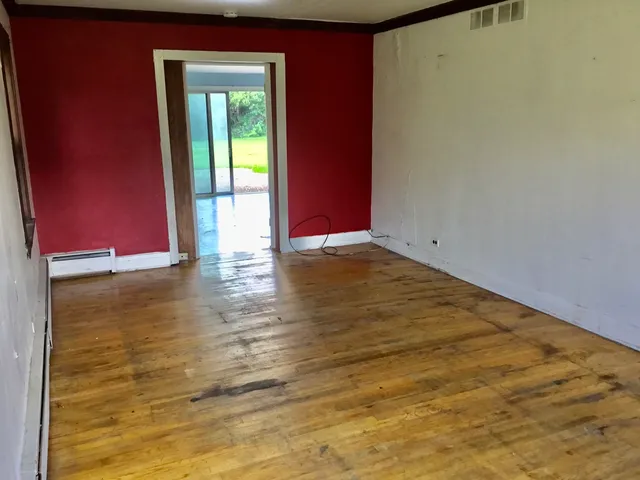 a view of empty room