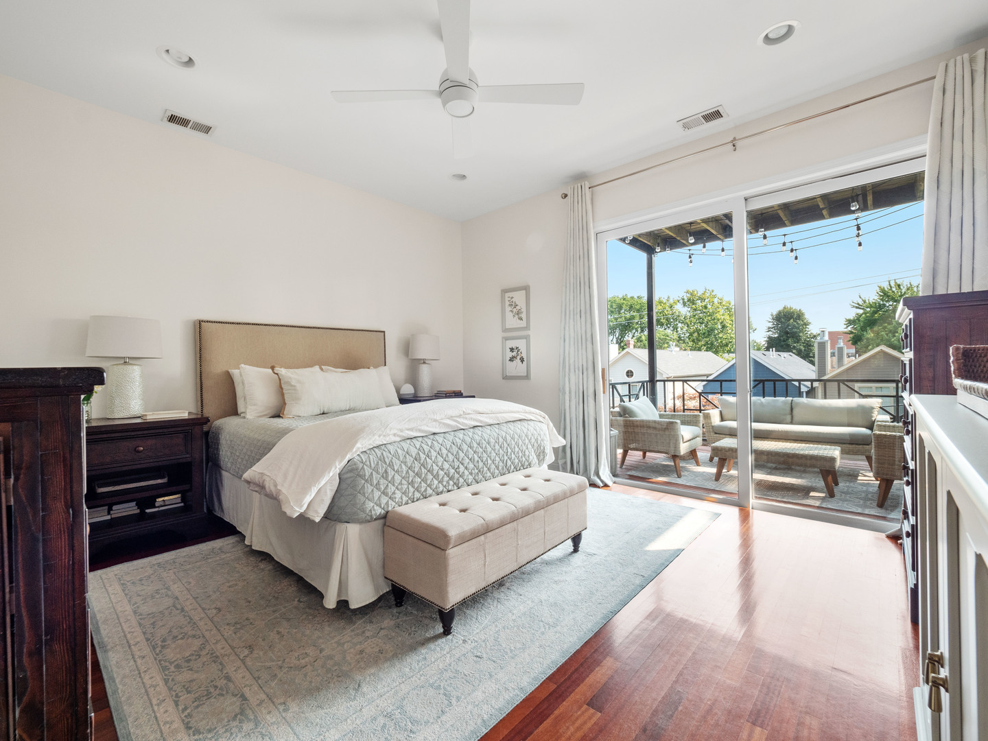 1925 West Irving Park Road, Unit 3 Chicago, IL 60613 - Photo 15 of 26 a bed room with a bed and a chair