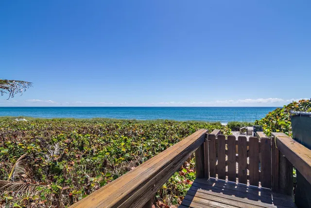 a view of an ocean from a balcony