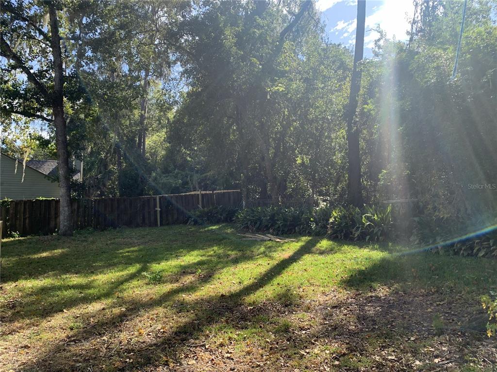 10911 Northwest 31st Place Gainesville, FL 32606 - Photo 25 of 27 a view of a backyard with a small cabin