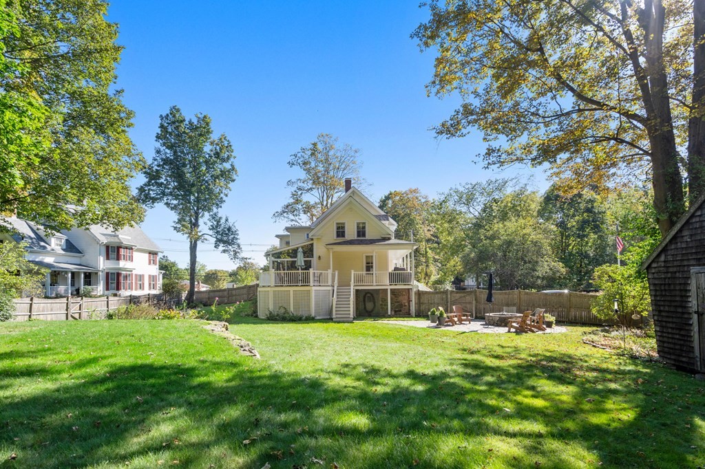 319 Sherman Street Canton, MA 02021 - Photo 27 of 29 a view of a house with a big yard