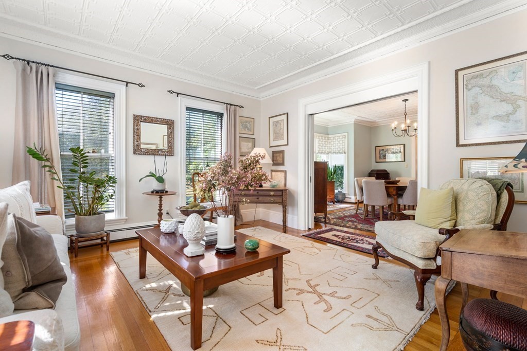 319 Sherman Street Canton, MA 02021 - Photo 8 of 29 a living room with furniture and a potted plant