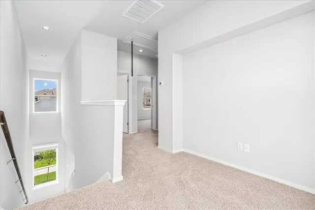 a view of an empty room