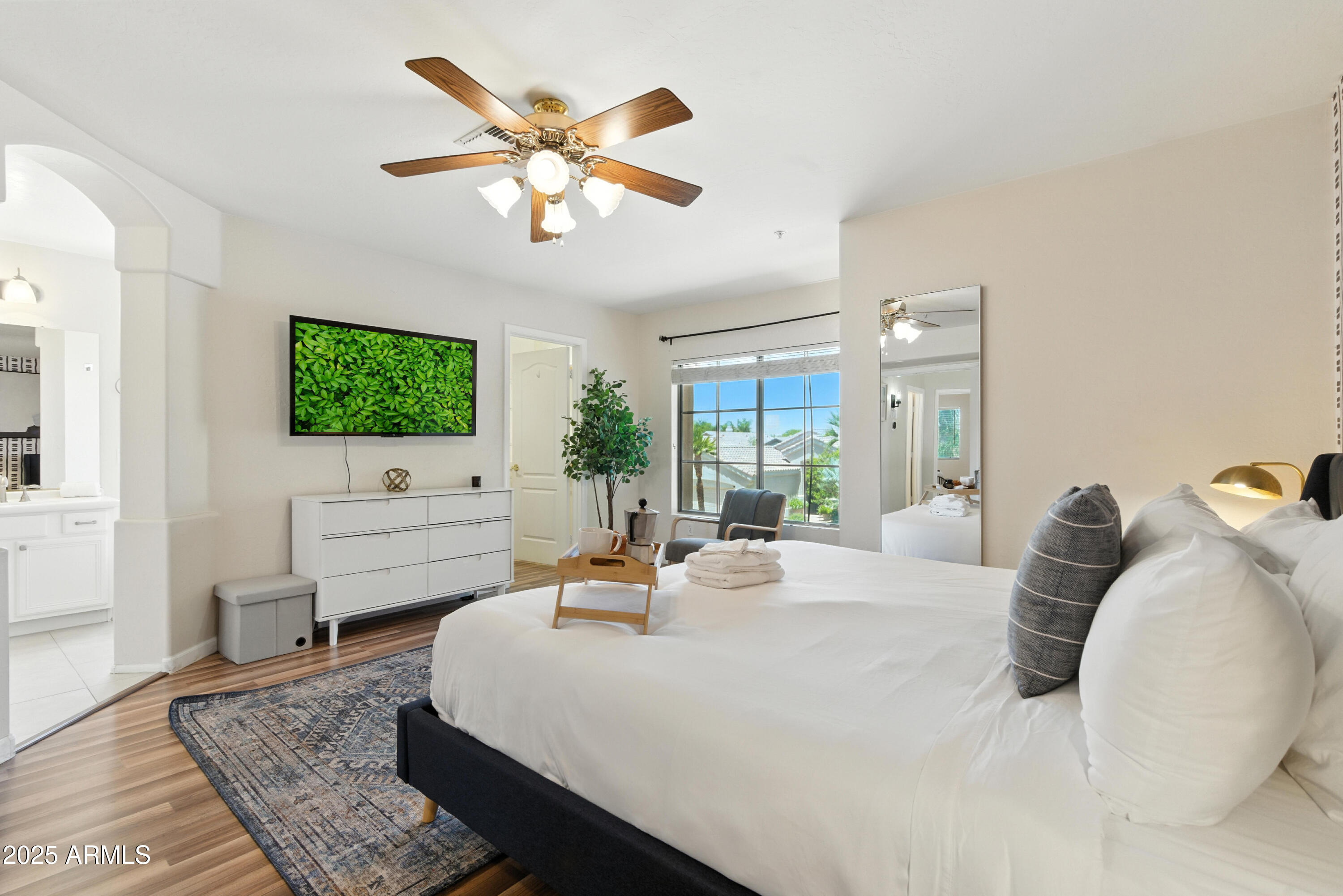 8083 East Michelle Drive Scottsdale, AZ 85255 - Photo 22 of 40 a living room with furniture and a large window