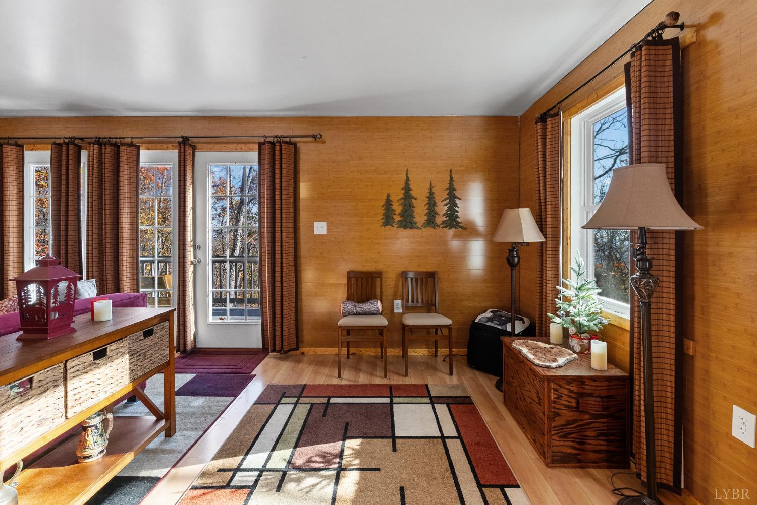 371 Hawks Nest Road Monroe, VA 24574 - Photo 14 of 51 a room with musical instrument pool table and windows