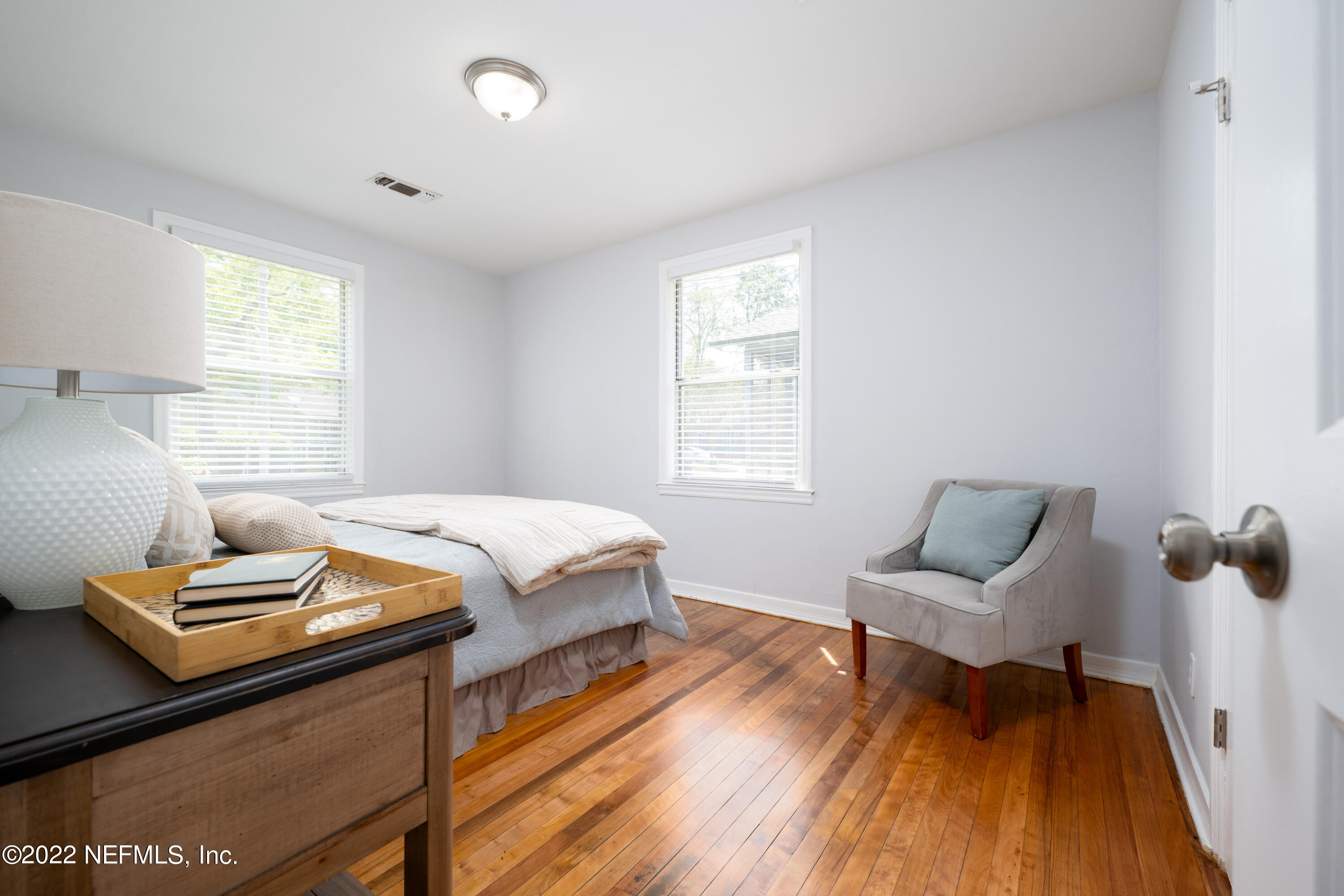 1368 Rensselaer Avenue Jacksonville, FL 32205 - Photo 15 of 48 a bedroom with a bed and a window