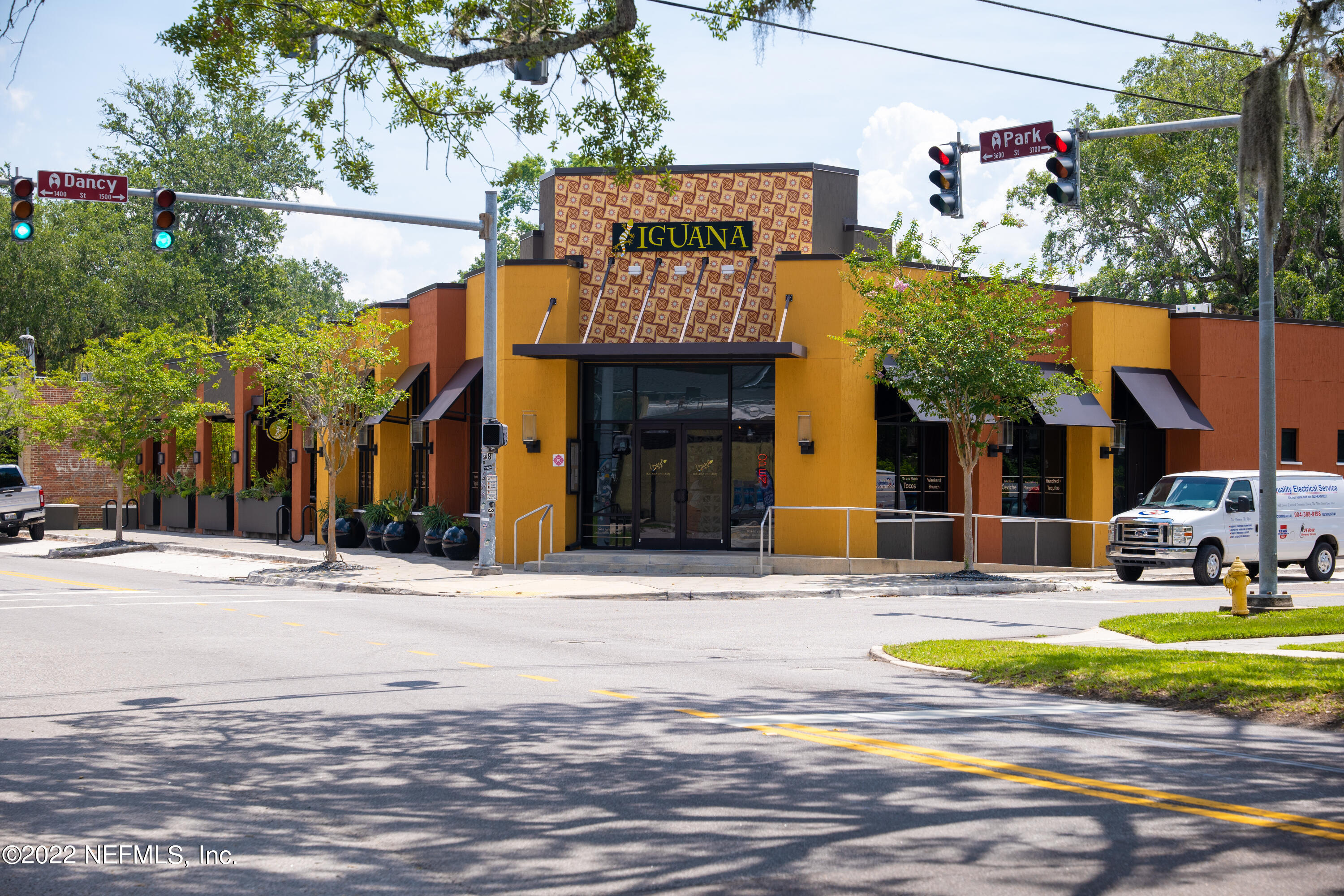 1368 Rensselaer Avenue Jacksonville, FL 32205 - Photo 43 of 48 a view of a building with a swimming pool