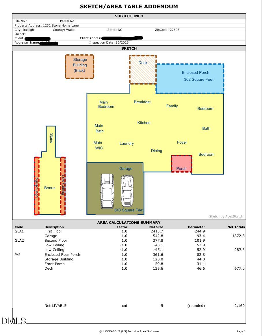 1232 Stone Home Lane Raleigh, NC 27603 - Photo 50 of 50 1232 Stone Home Sketch JPG