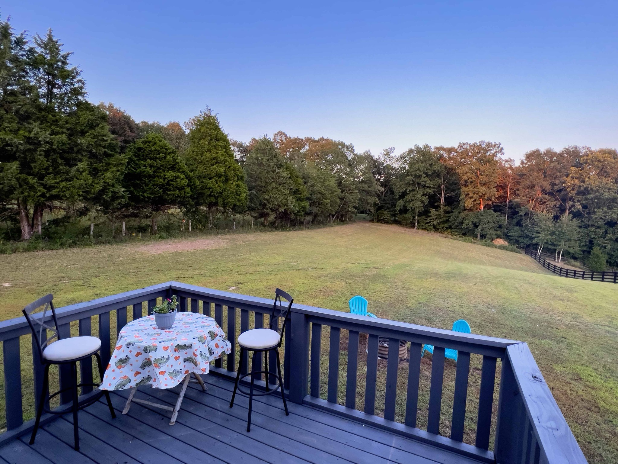 1239 Oak Grove Road Dickson, TN 37055 - Photo 20 of 54 a view of a deck with mountain view