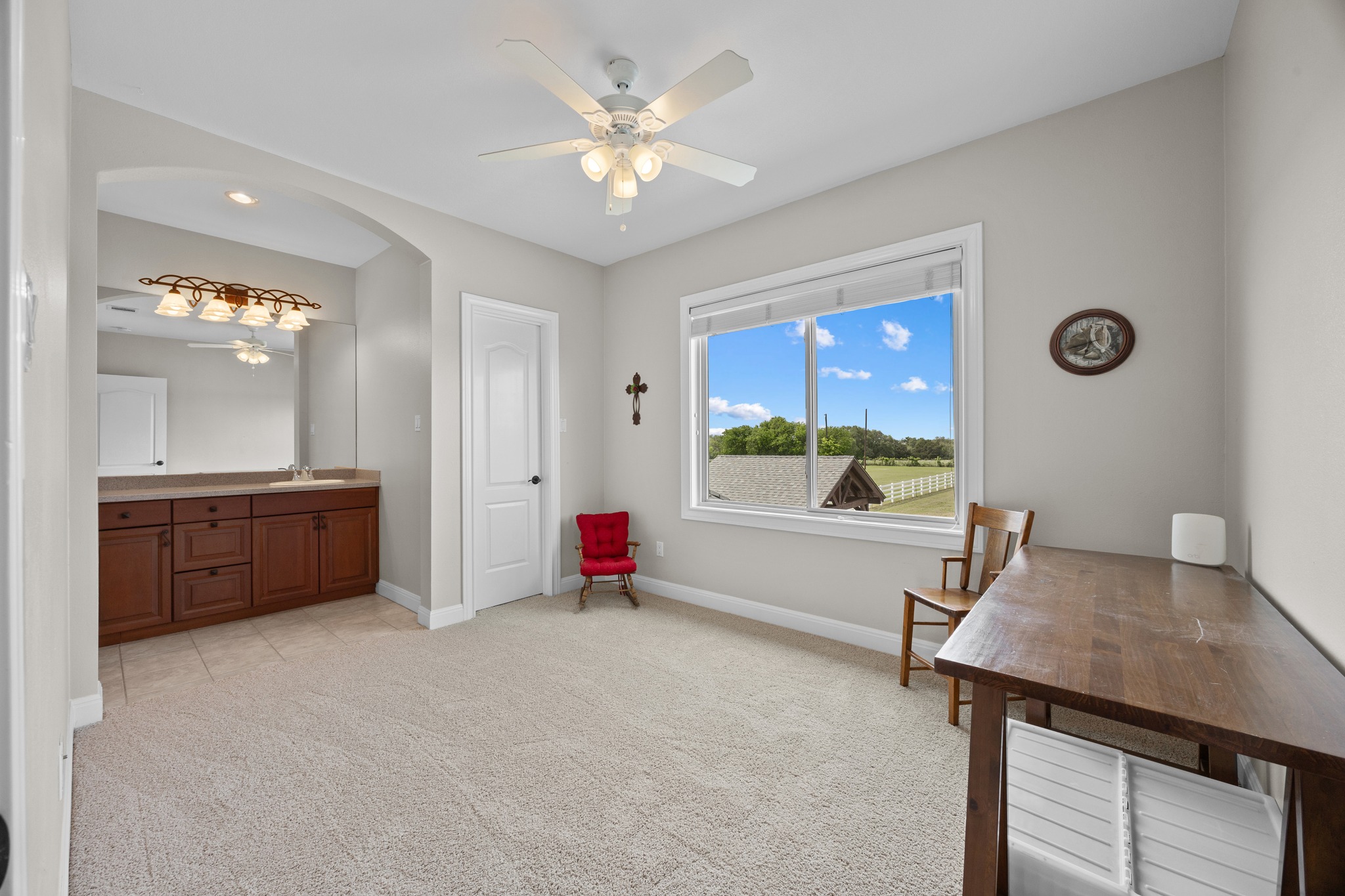 341 Courtnee's Way Georgetown, TX 78626 - Photo 27 of 40 Whether you need a nursery or a sophisticated guest suite, these rooms accommodate large furniture sets and multiple flex zones with ease.