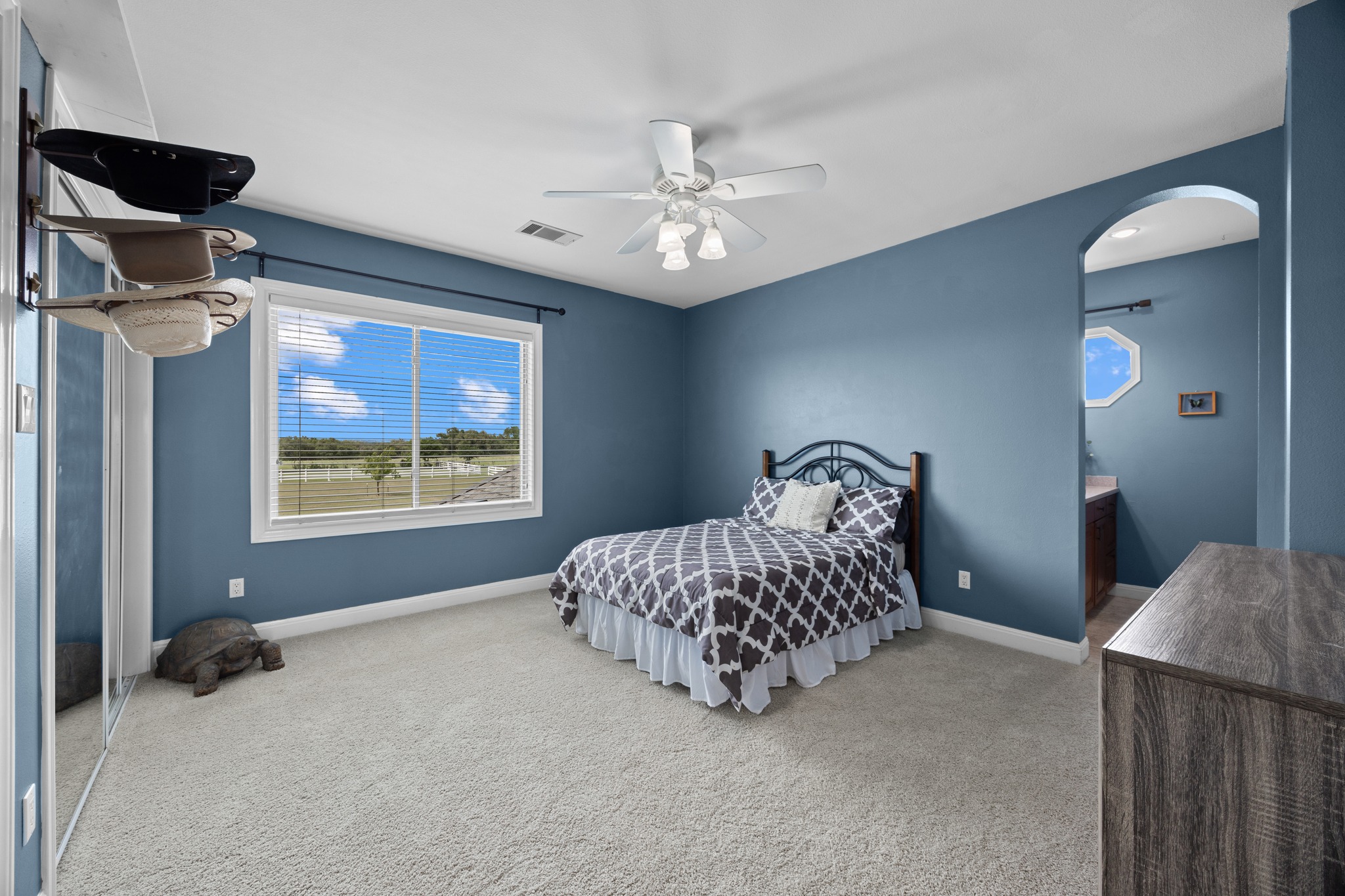 341 Courtnee's Way Georgetown, TX 78626 - Photo 29 of 40 All the bedrooms have incredible views of the property.