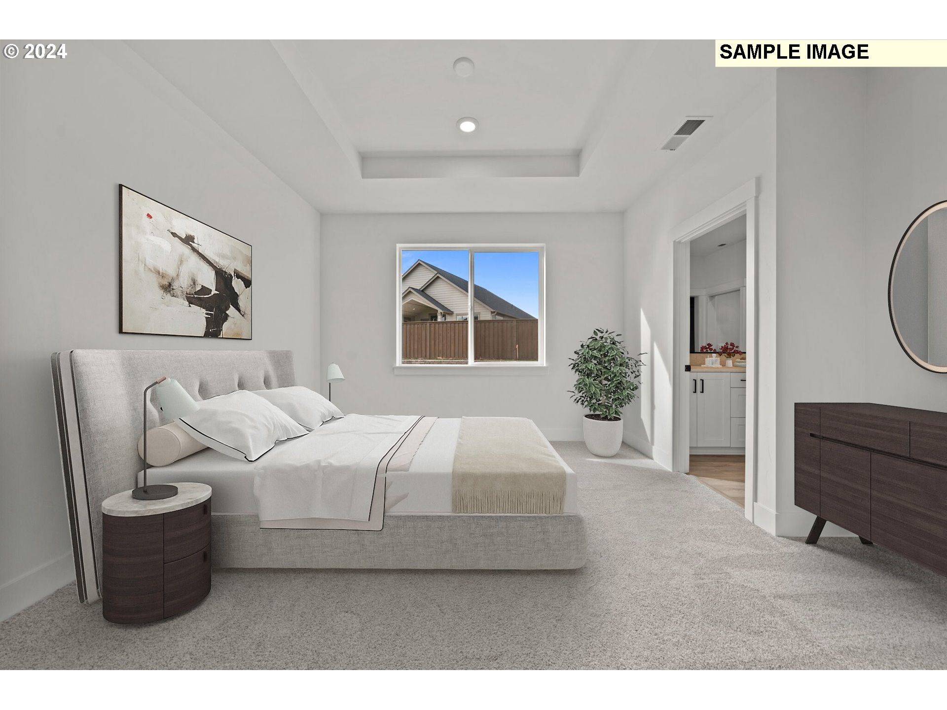 3849 South 44th Lane Ridgefield, WA 98642 - Photo 6 of 9 a bedroom with a bed and a large window