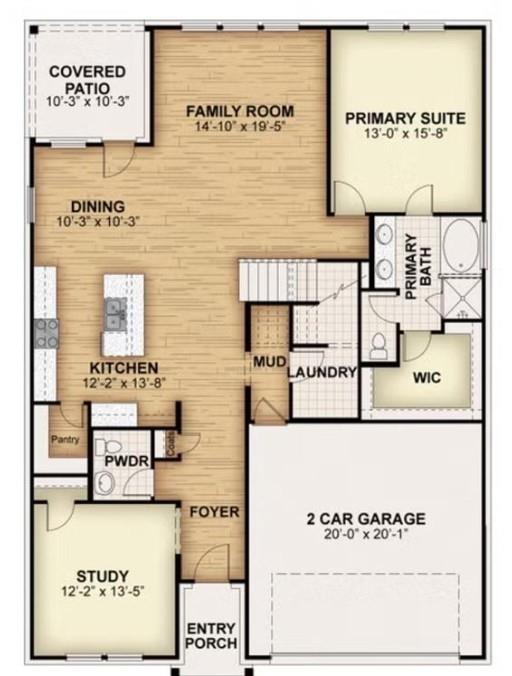 2902 Hanscom Street Forney, TX 75126 - Photo 27 of 28 View of floor plan / room layout