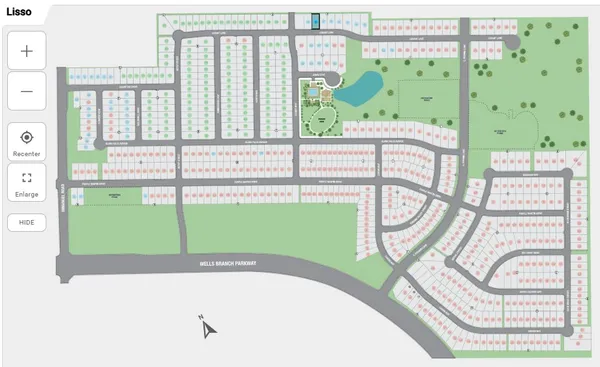 a view of a swimming pool and outdoor seating