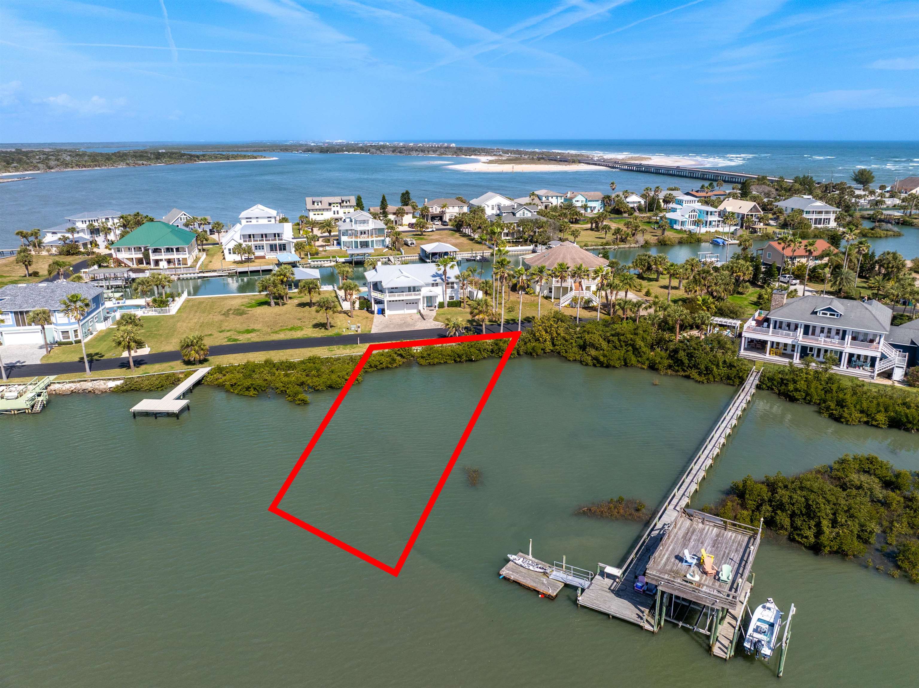 0 Barrataria Drive St. Augustine, FL 32080 - Photo 4 of 7 a view of an ocean with city