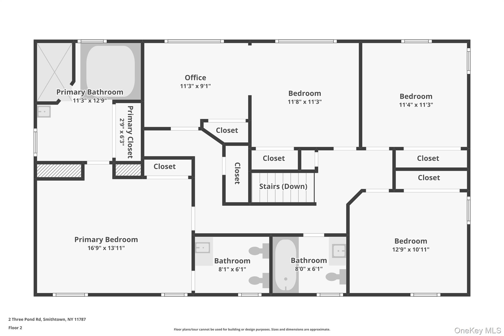 2 3 Pond Road Smithtown, NY 11787 - Photo 39 of 40 2nd Floor Floor Plan