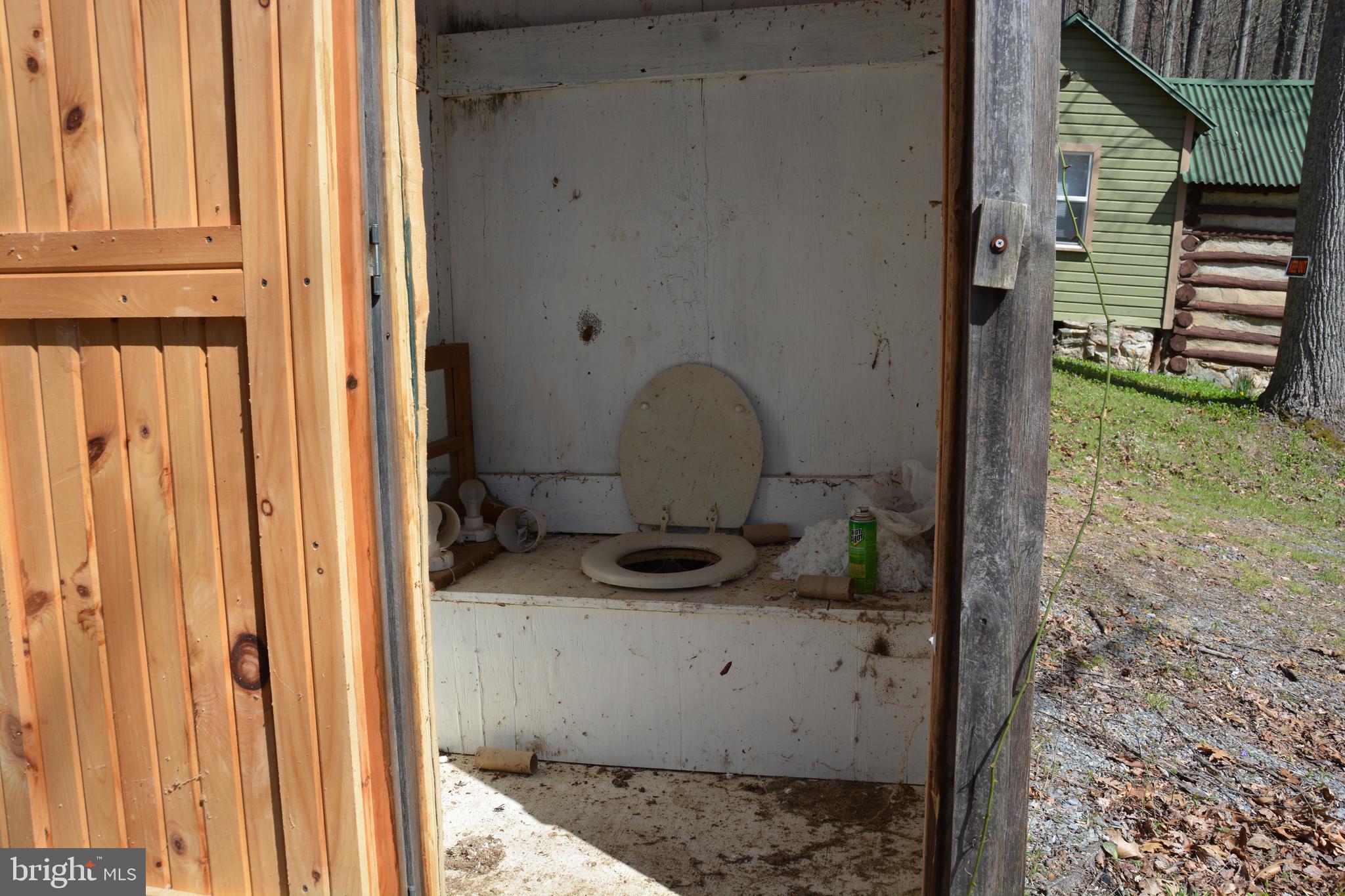 428 Sawlog Road Gore, VA 22637 - Photo 35 of 38 Outhouse Interior