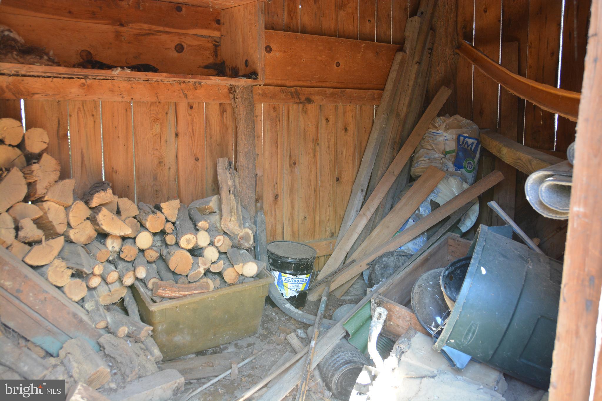 428 Sawlog Road Gore, VA 22637 - Photo 36 of 38 Wood shed interior