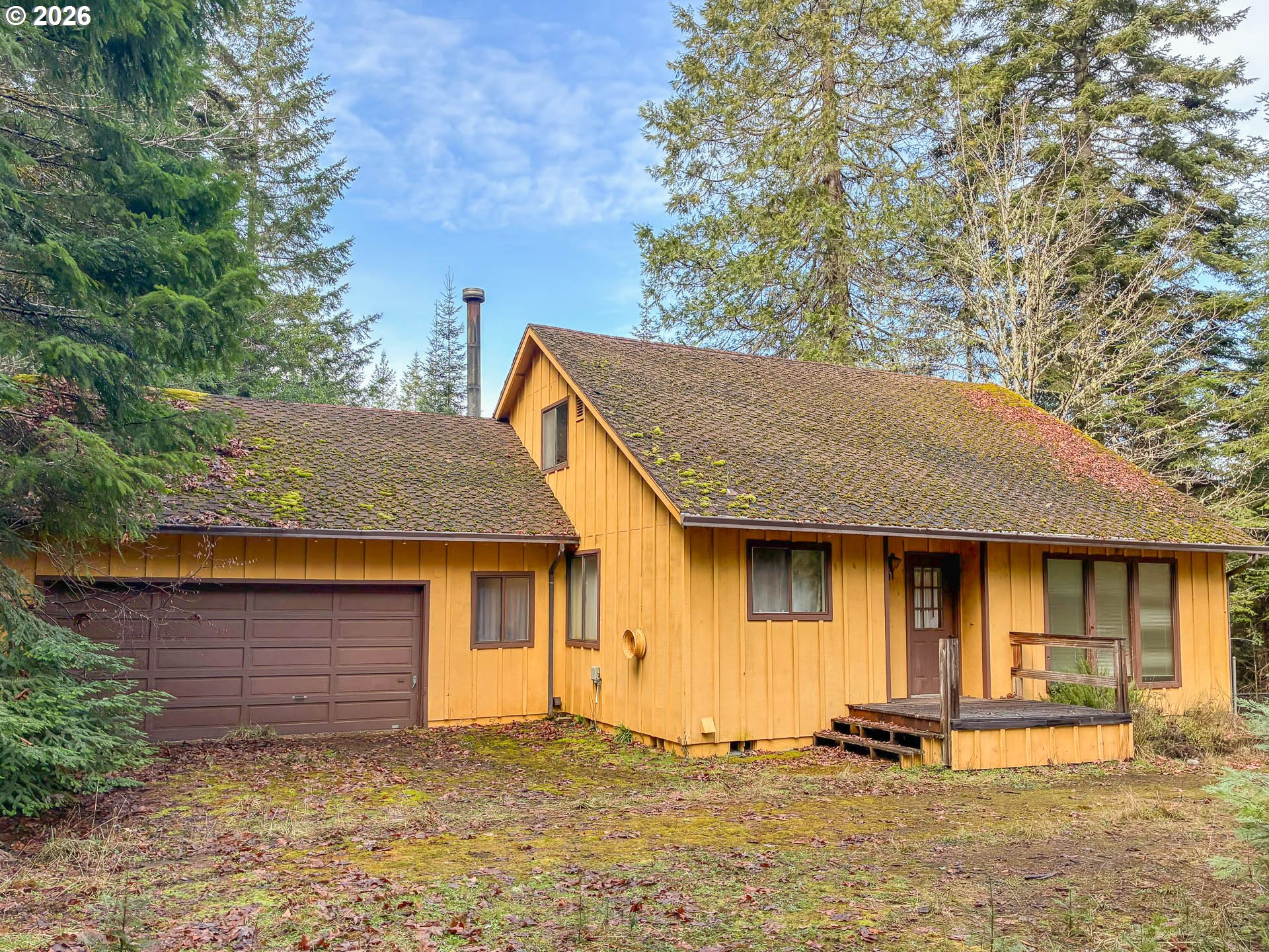 1890 Upper Camas Road Camas Valley, OR 97416 - Photo 1 of 28 a front view of a house