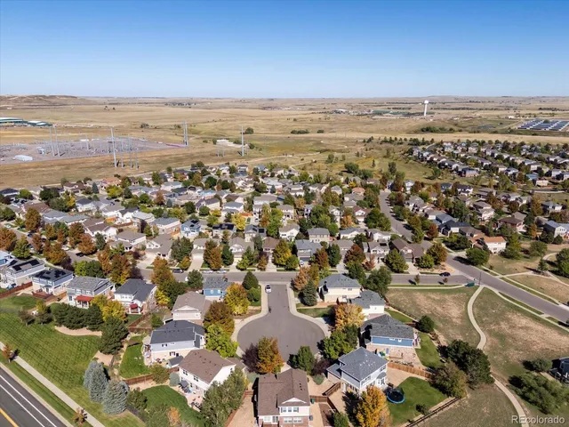 an aerial view of beach and ocean