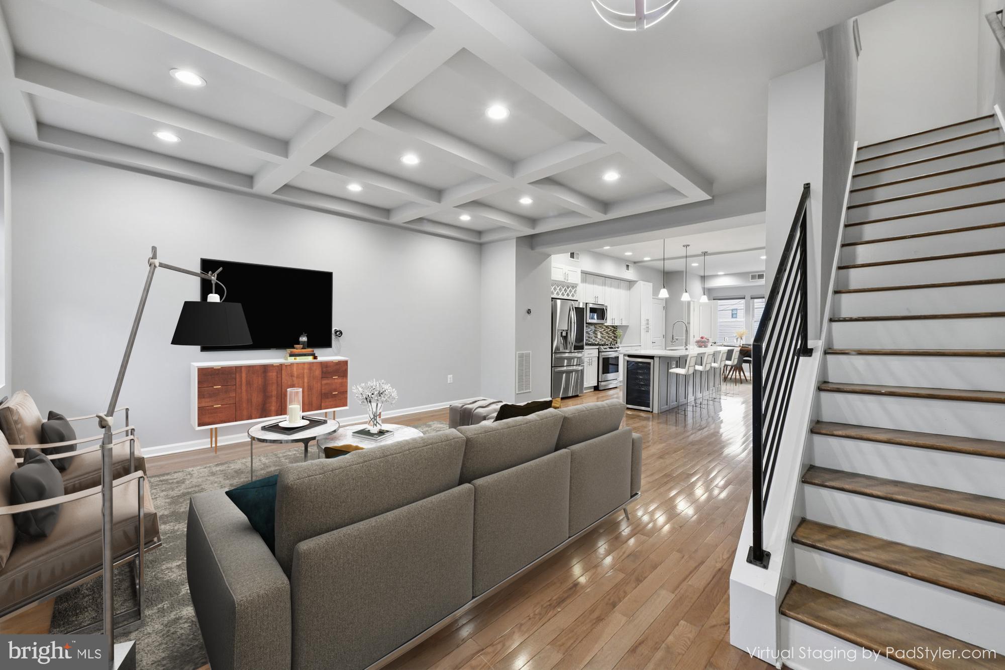 824 Allison Street Northwest Washington, DC 20011 - Photo 6 of 26 a living room with furniture and a flat screen tv