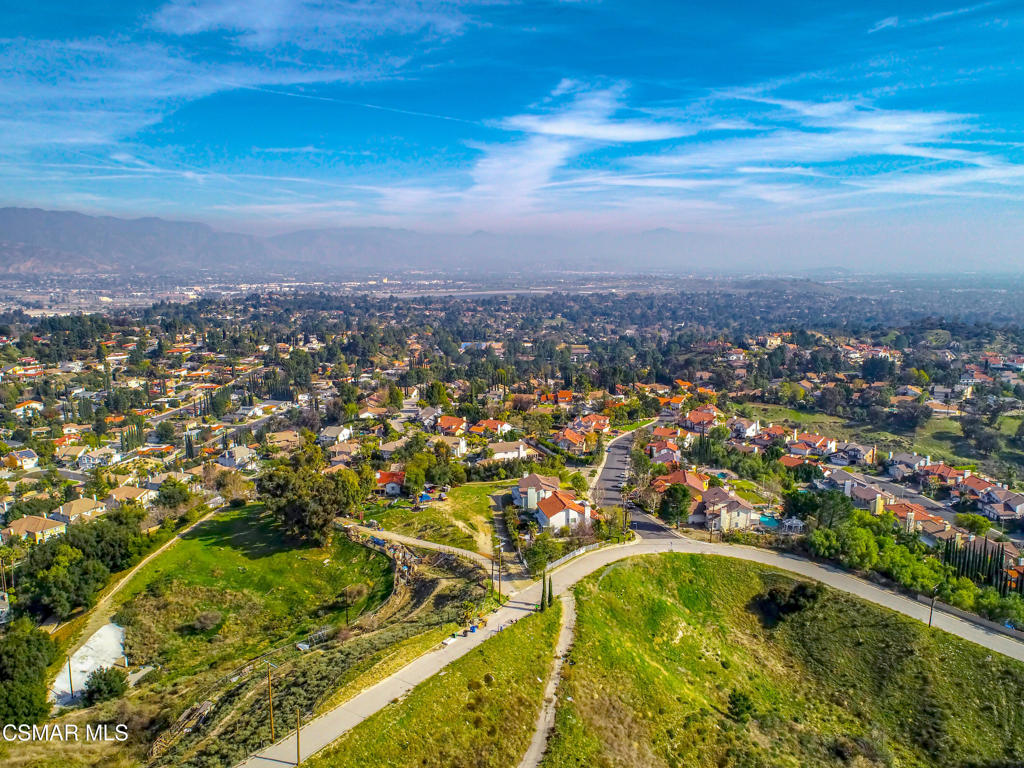 17900 Bull Canyon Road Granada Hills, CA 91344 - Photo 10 of 34 an aerial view of residential houses with outdoor space