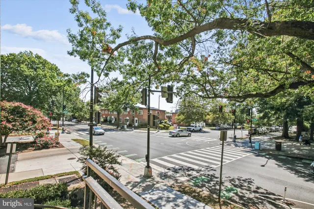 a view of a lake with a house