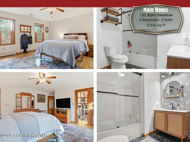 a view of a patio with table and chairs with wooden floor and fence