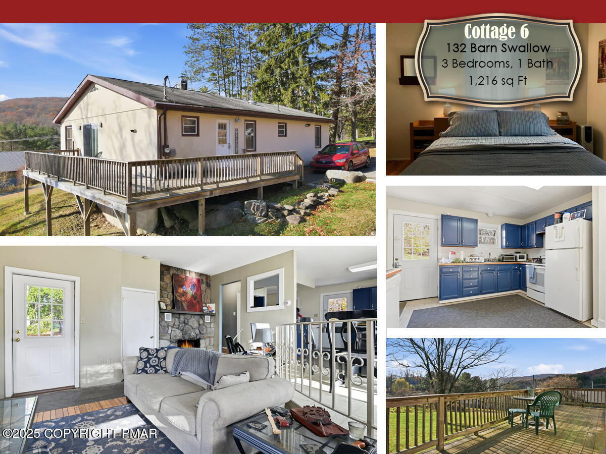130 Barn Swallow Lane Cresco, PA 18326 - Photo 51 of 75 a view of a patio with couches table and chairs