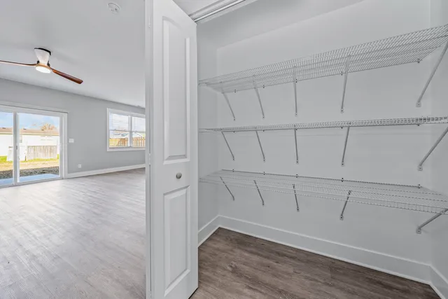 wooden floor in an empty room